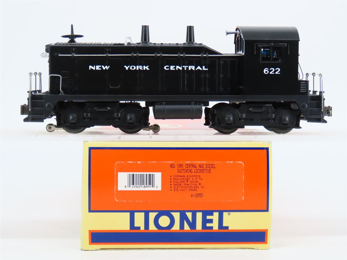 O Gauge 3-Rail Lionel 6-18959 NYC New York Central NW2 Diesel Loco #622 w/Sound