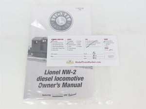 O Gauge 3-Rail Lionel 6-18978 C&O Chesapeake & Ohio NW2 Diesel #624 wSound