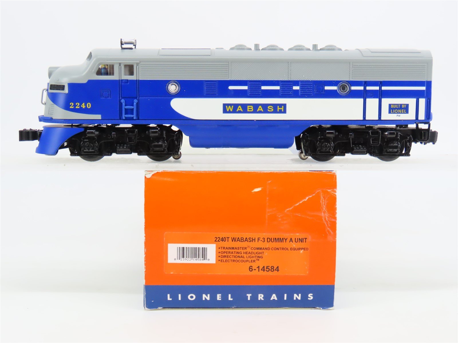 O Gauge 3-Rail Lionel 6-14584 WAB Wabash T2240 F3A Diesel Loco #2240 UNPOWERED