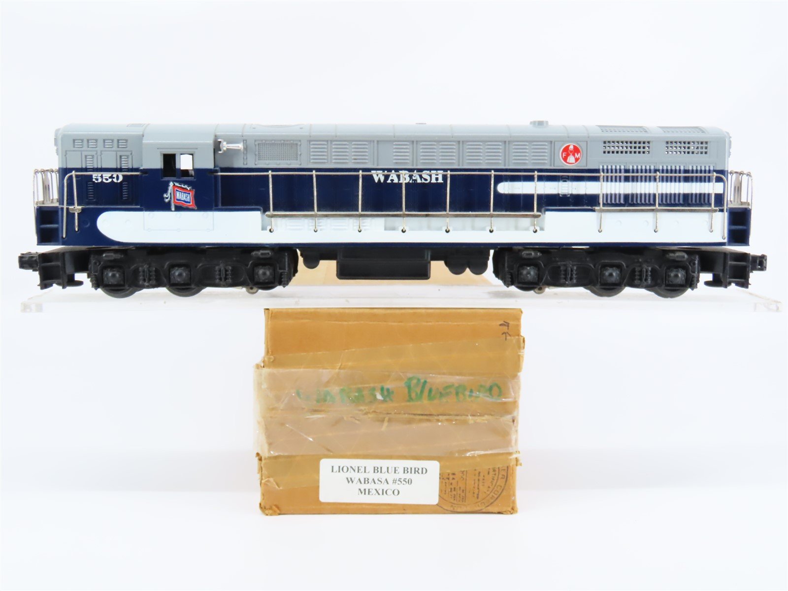 O Gauge 3-Rail Lionel WAB Wabash H24-66 Trainmaster Diesel Locomotive #550