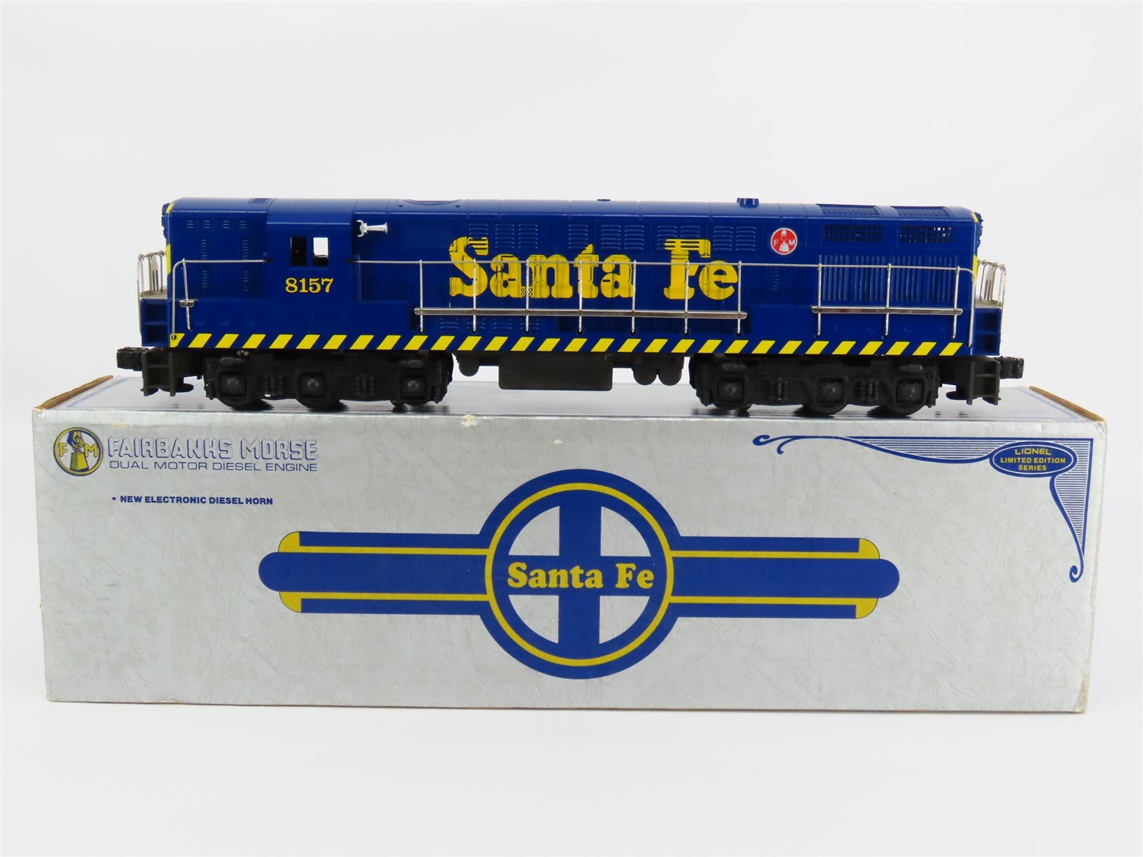 O Gauge 3-Rail Lionel 6-8157 ATSF Santa Fe H24-66 Trainmaster Diesel #8157