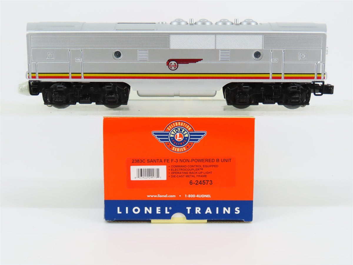 O Gauge 3-Rail Lionel 6-24573 ATSF Santa Fe F3B Diesel Locomotive UNPOWERED