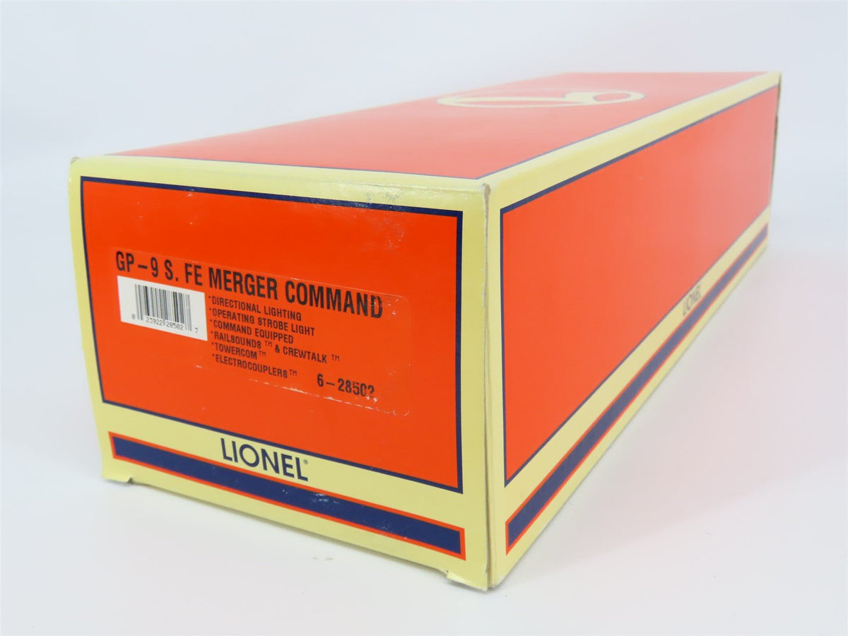 O Gauge 3-Rail Lionel 6-28502 ATSF Santa Fe Kodachrome GP9 Diesel #2925