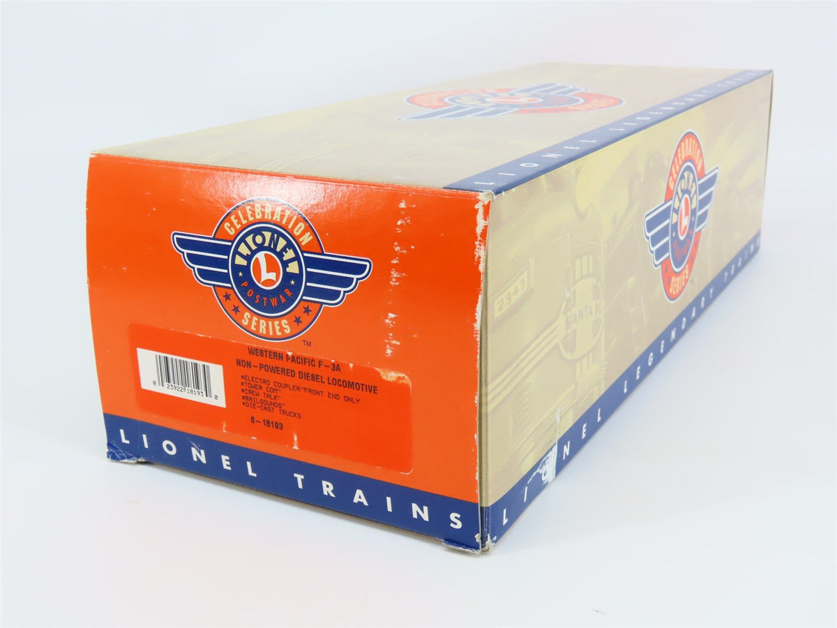 O Gauge 3-Rail Lionel 6-18193 WP Western Pacific F3A Diesel Loco #2355 UNPOWERED