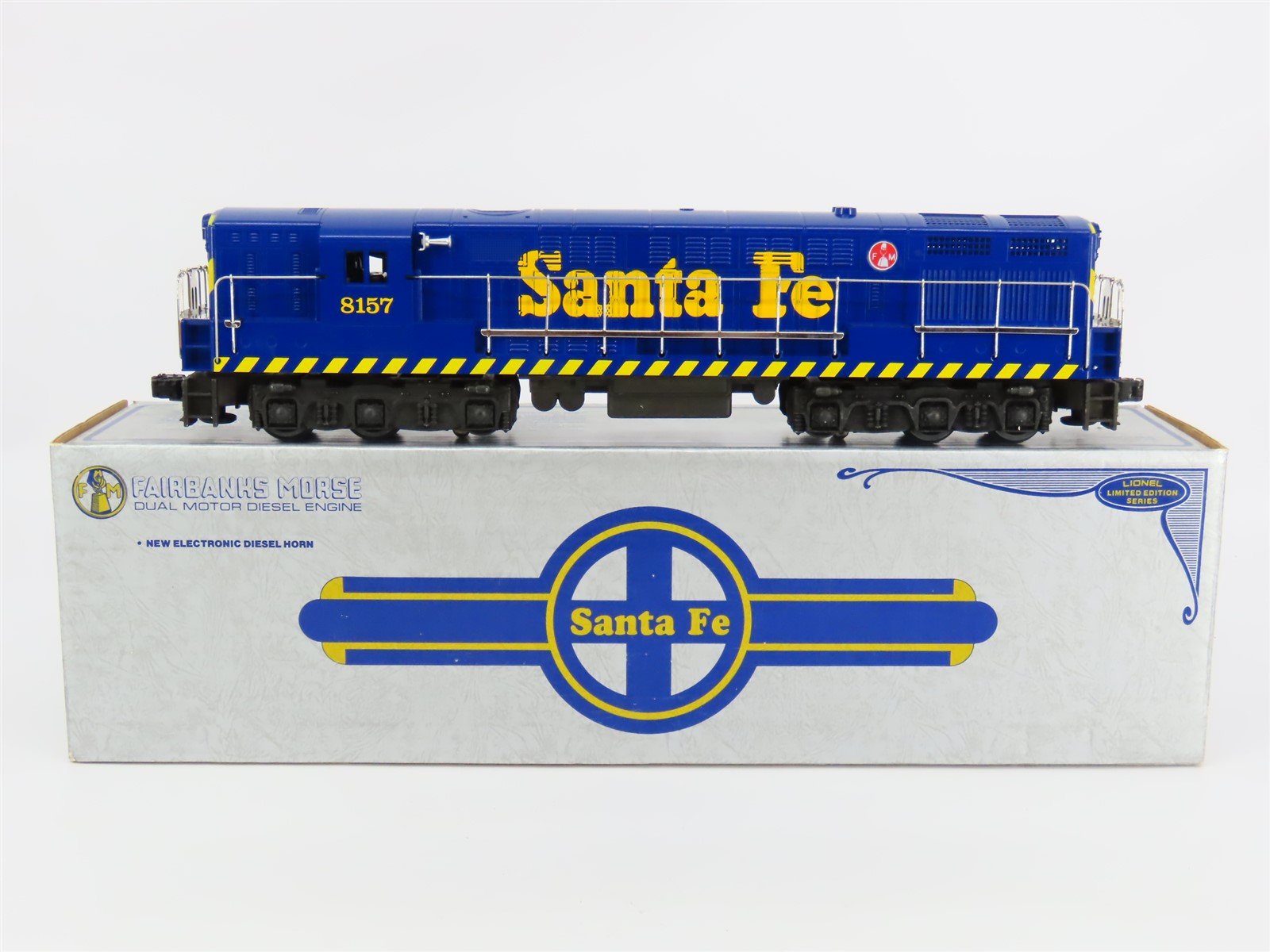 O Gauge 3-Rail Lionel 6-8157 ATSF Santa Fe H24-66 Trainmaster Diesel #8157