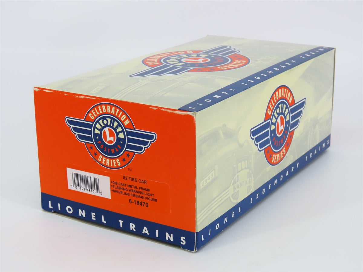 O Gauge 3-Rail Lionel 6-18470 #52 Fire Car