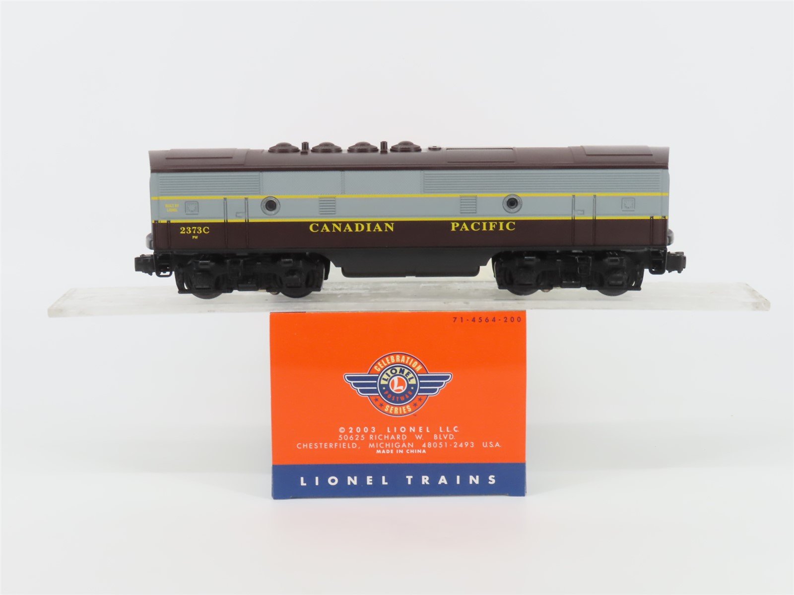 O Gauge 3-Rail Lionel 6-14564 CP Canadian Pacific F3B Diesel Locomotive #2373C