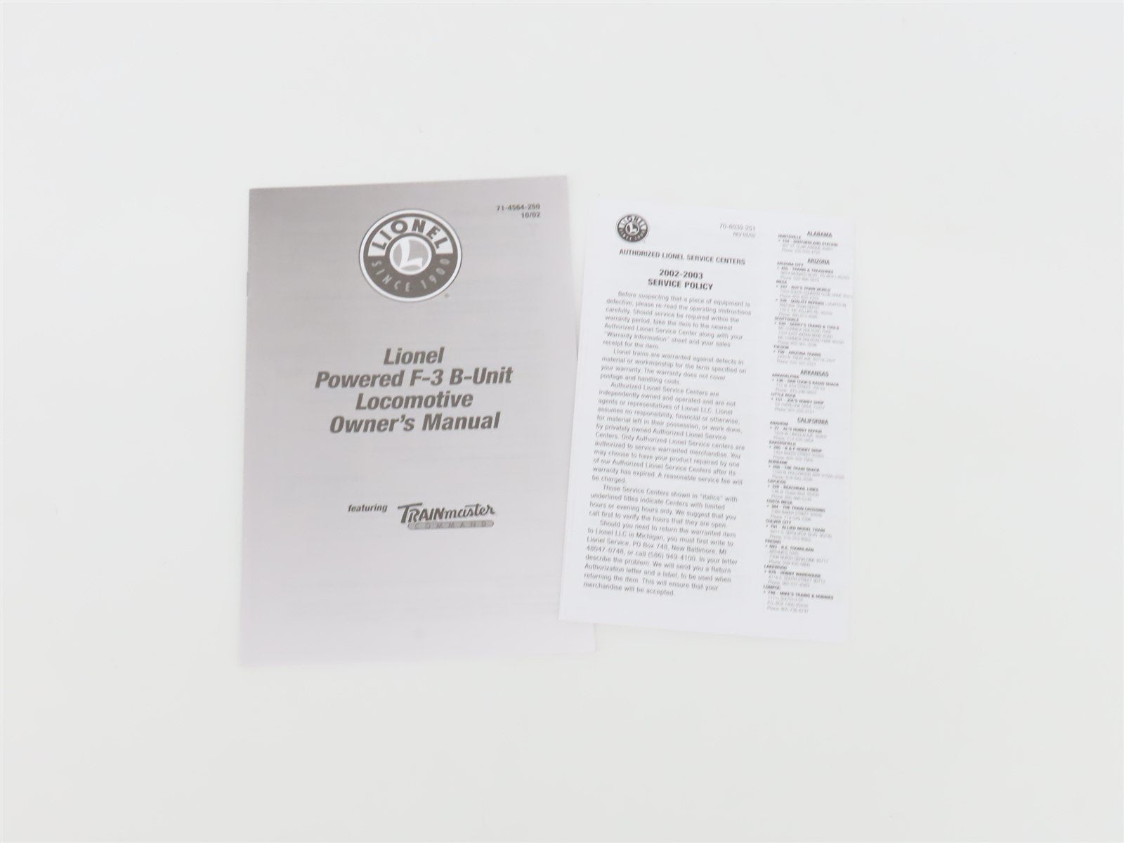 O Gauge 3-Rail Lionel 6-14564 CP Canadian Pacific F3B Diesel Locomotive #2373C