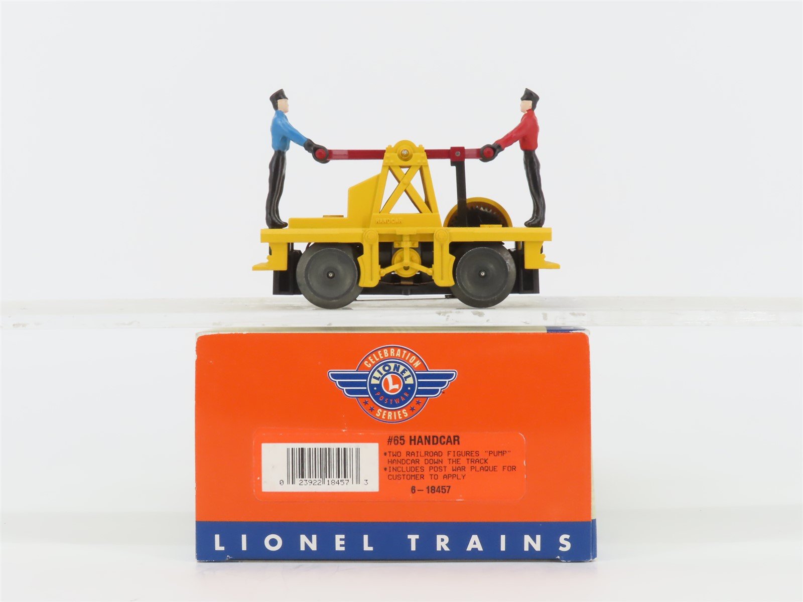 O Gauge 3-Rail Lionel 6-18457 #65 Powered Handcar