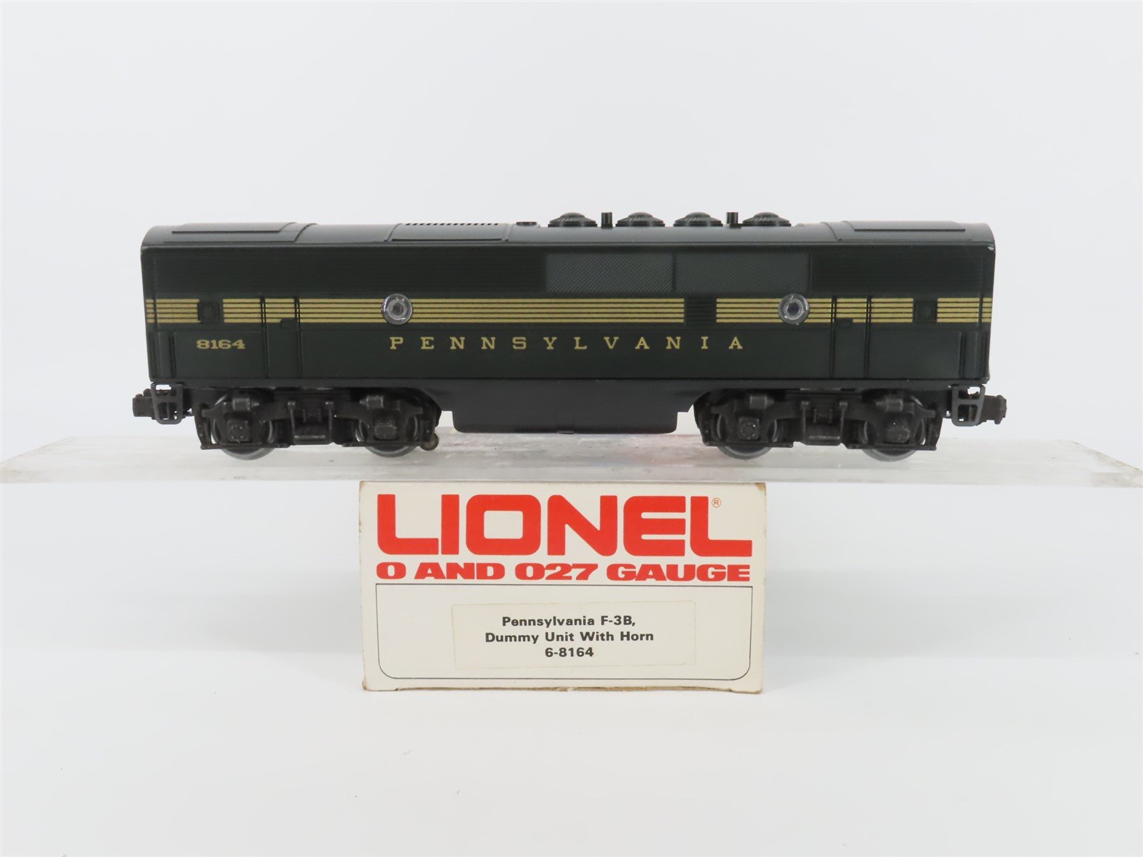 O Gauge 3-Rail Lionel 6-8164 PRR Pennsylvania F3B Diesel #8164 w/Horn UNPOWERED