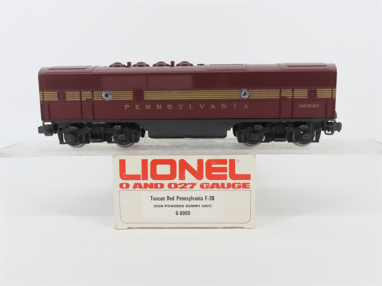 O Gauge 3-Rail Lionel 6-8060 PRR Pennsylvania F3B Diesel Loco #8060 UNPOWERED