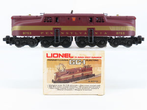 O Gauge 3-Rail Lionel 6-8753 PRR Pennsylvania GG1 Electric Locomotive #8753