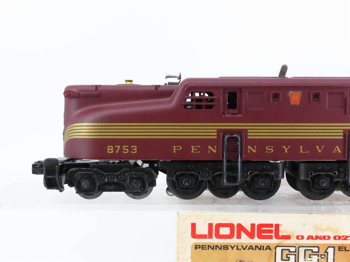 O Gauge 3-Rail Lionel 6-8753 PRR Pennsylvania GG1 Electric Locomotive #8753