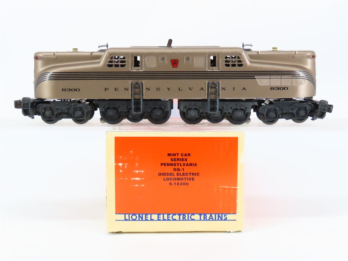 O 3-Rail Lionel 6-18300 Mint Series PRR Pennsylvania GG1 Electric Loco #8300