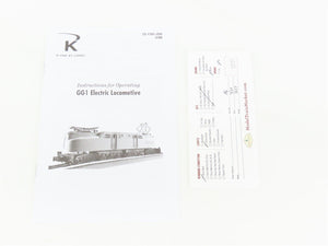 O Gauge 3-Rail K-Line 6-21701 Star Spangled GG1 Electric Locomotive #4837