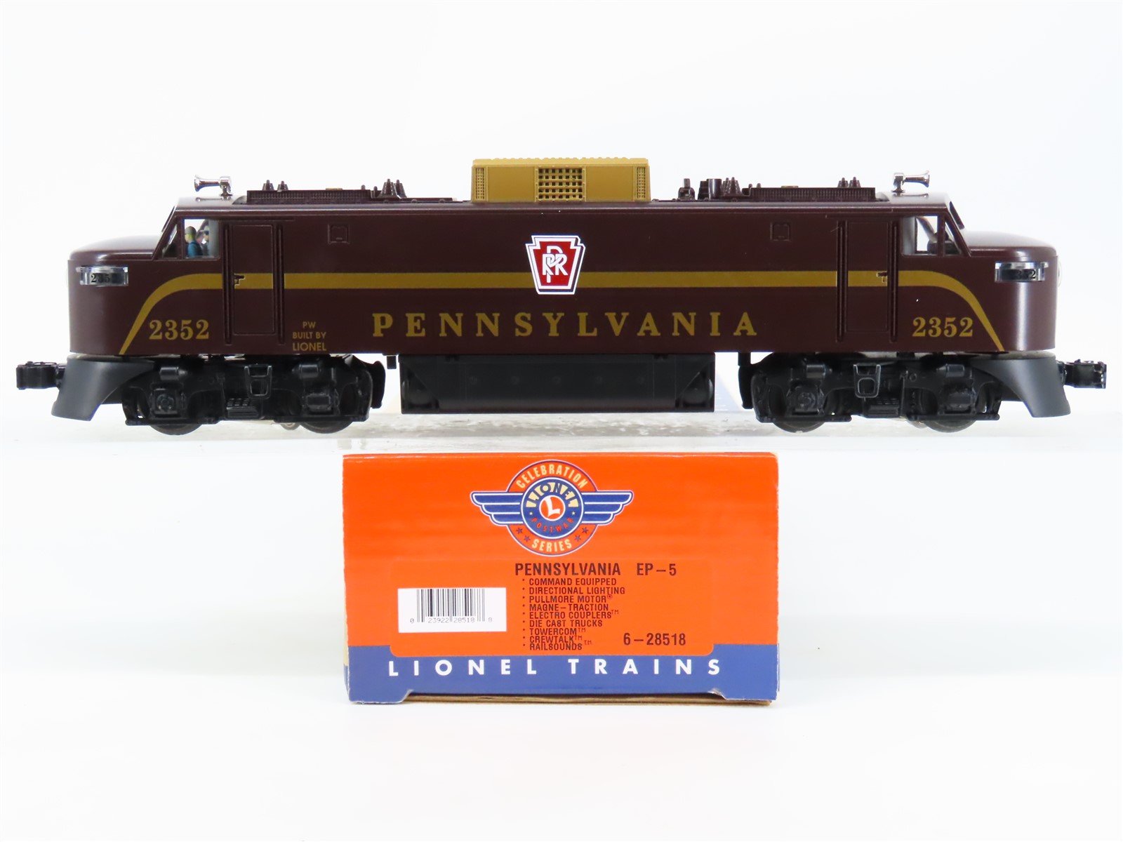 O Gauge 3-Rail Lionel 6-28518 PRR Pennsylvania EP-5 Electric Locomotive #2352