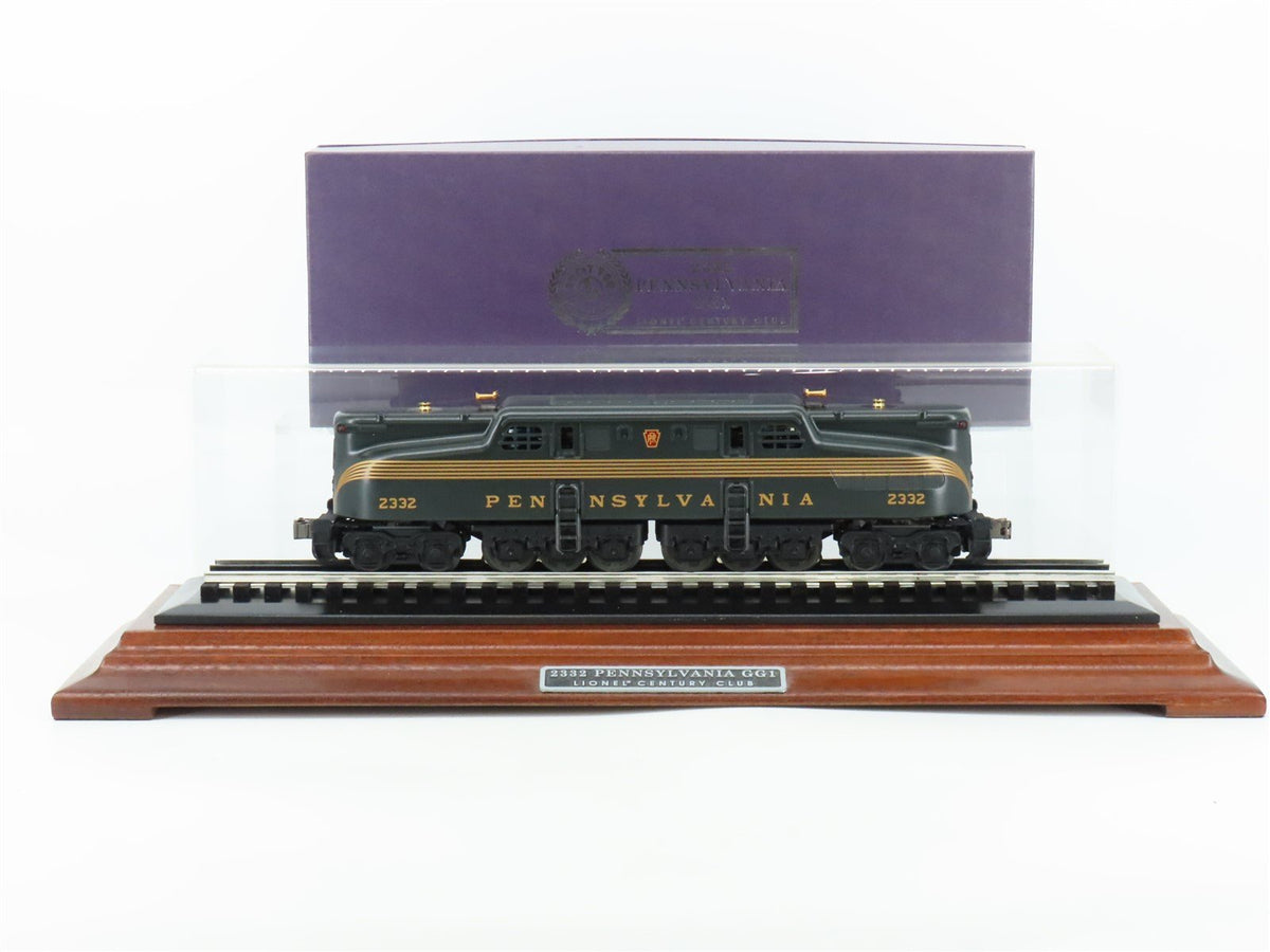 O Gauge 3-Rail Lionel 6-18314 PRR Pennsylvania GG1 Electric Loco #2332 w/Display
