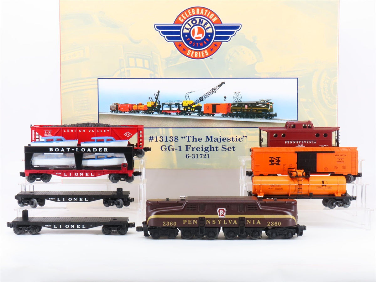 O Gauge 3-Rail Lionel 6-31721 #13138 &quot;The Majestic&quot; GG1 Electric Train Set
