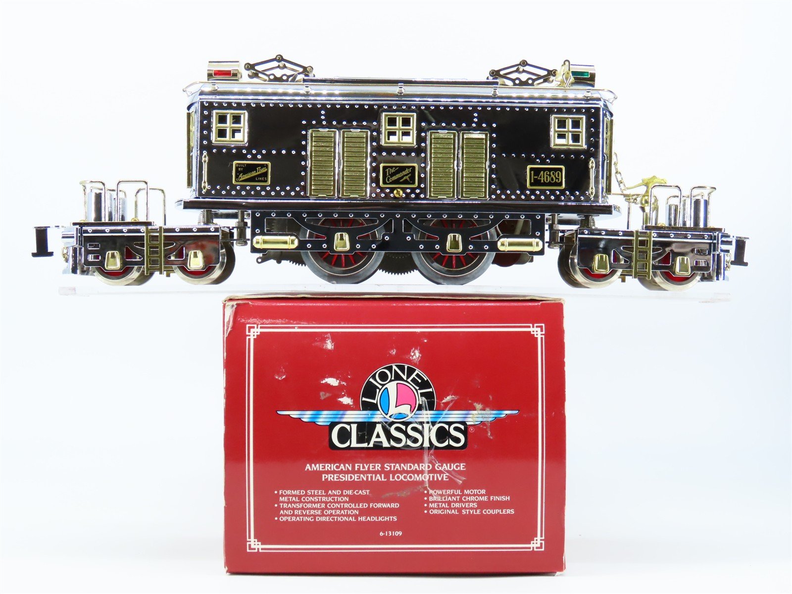 Standard Gauge Lionel 6-13109 American Flyer Chrome 1-4689 Presidential Electric