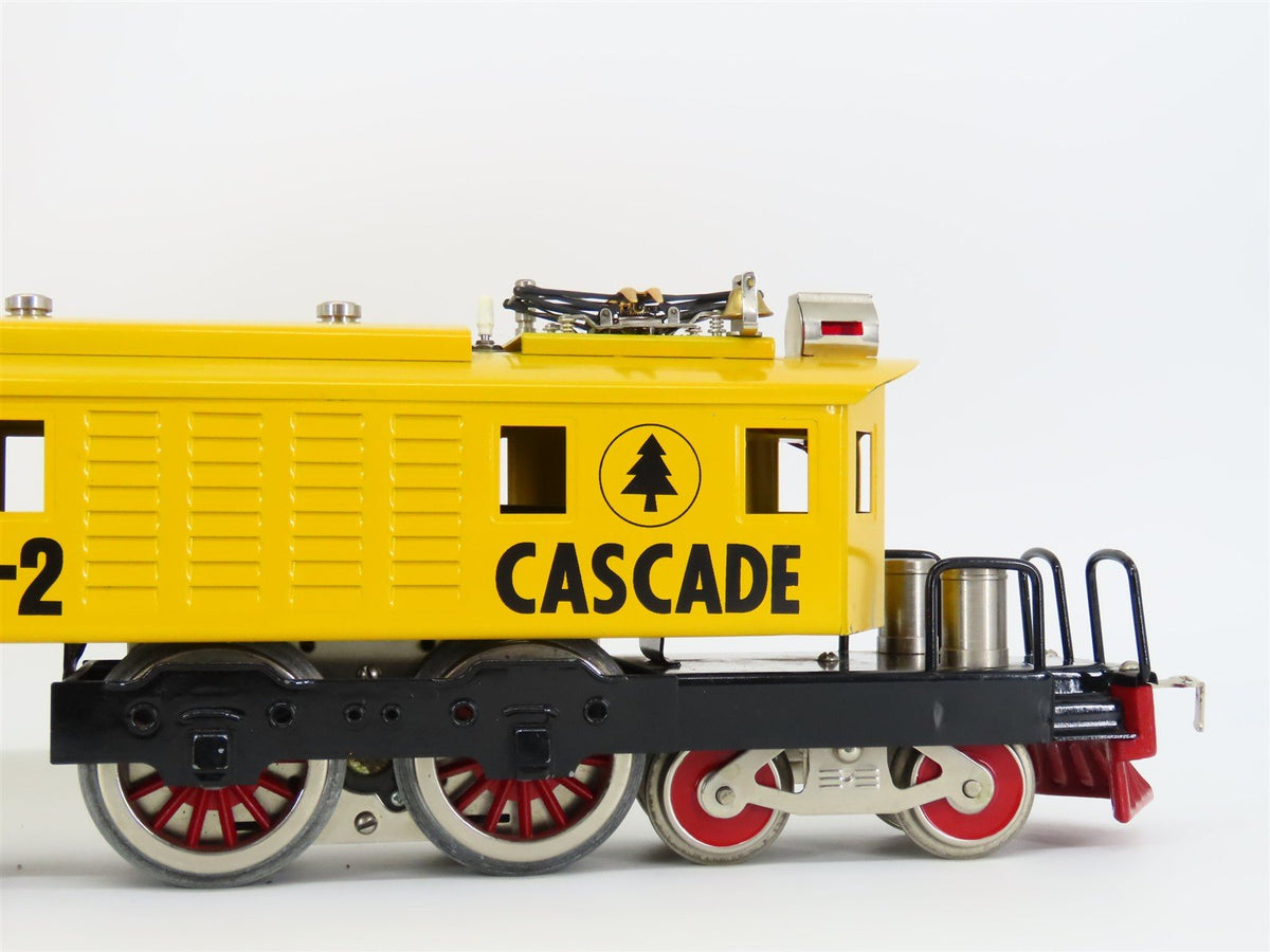 Standard Gauge McCoy Tinplate Cascade Yellow E-2 Electric Locomotive