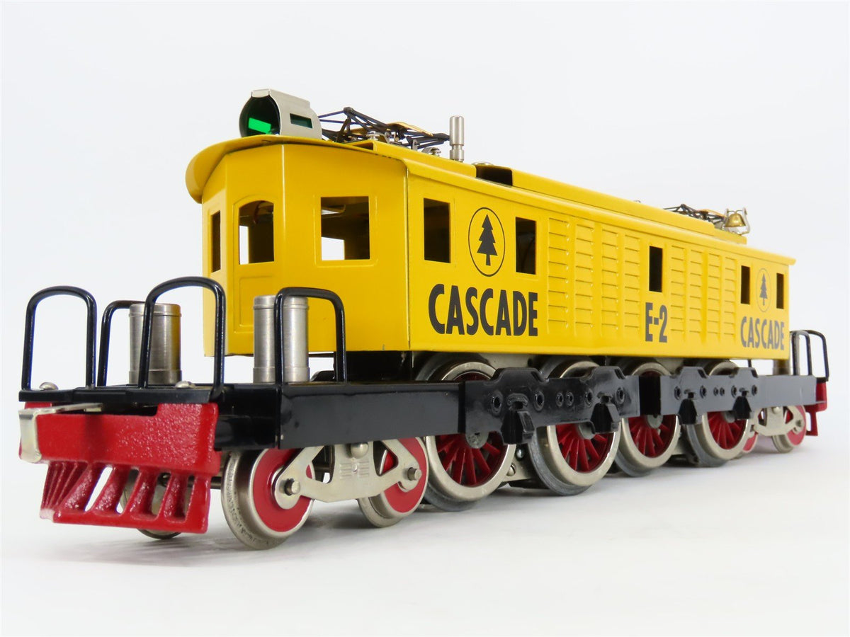 Standard Gauge McCoy Tinplate Cascade Yellow E-2 Electric Locomotive