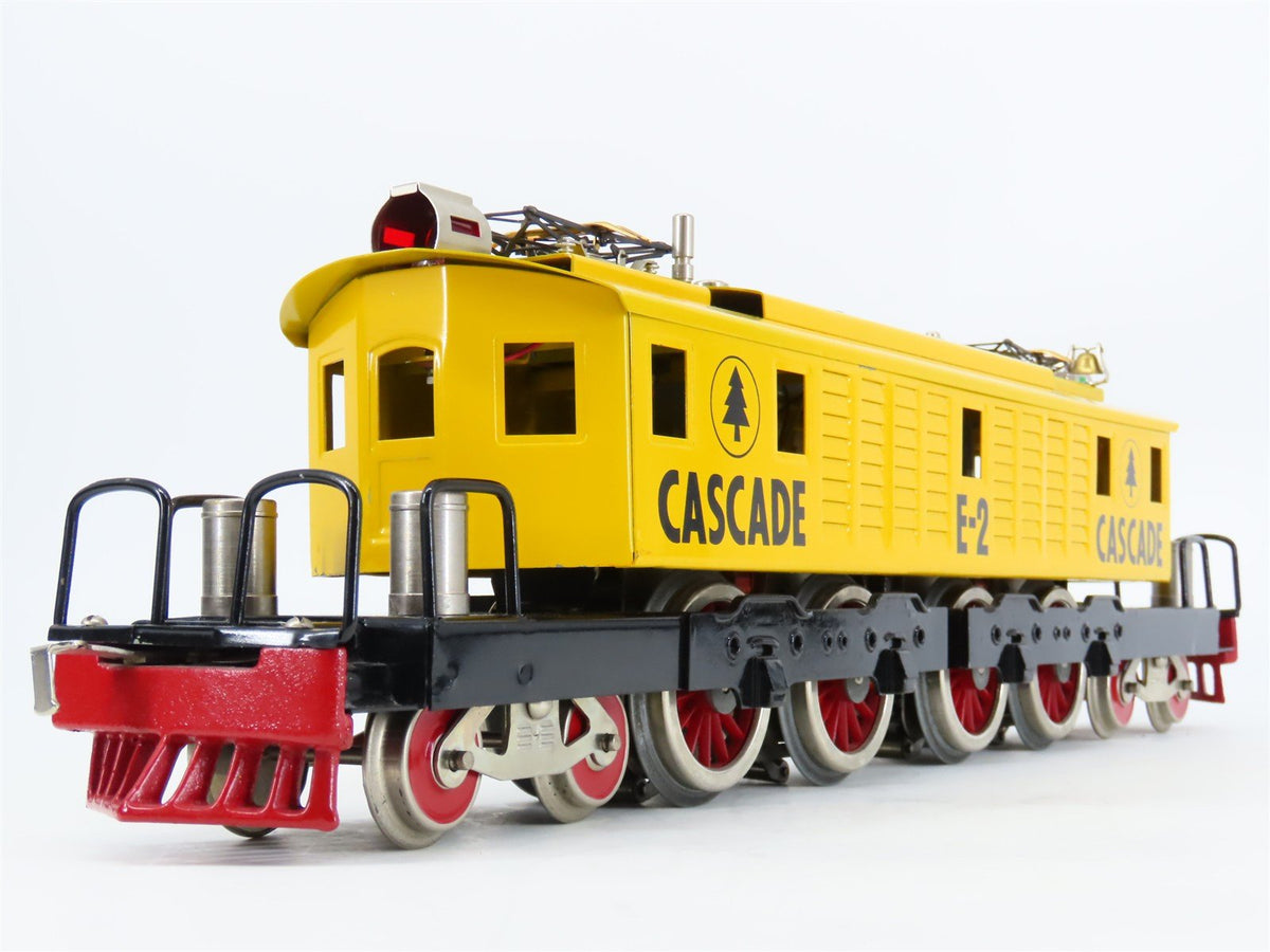 Standard Gauge McCoy Tinplate Cascade Yellow E-2 Electric Locomotive