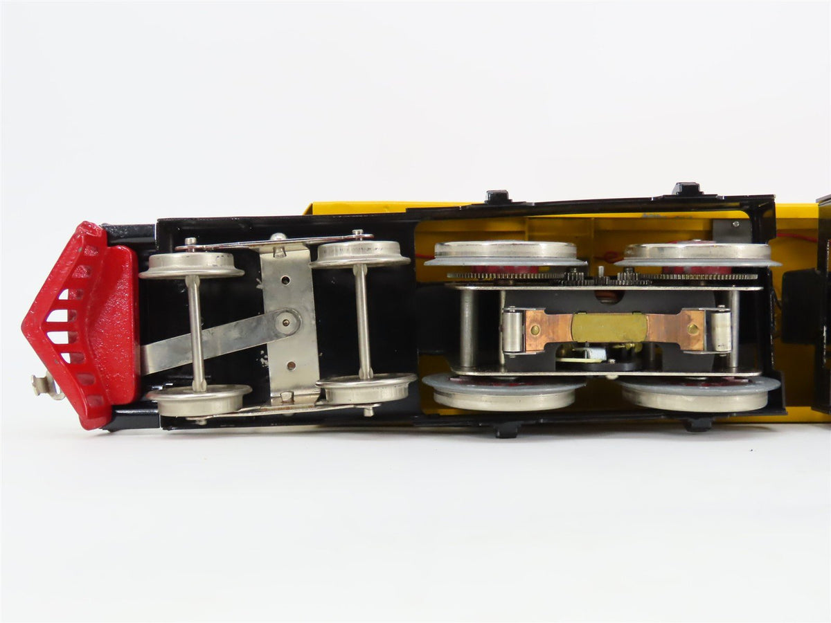 Standard Gauge McCoy Tinplate Cascade Yellow E-2 Electric Locomotive