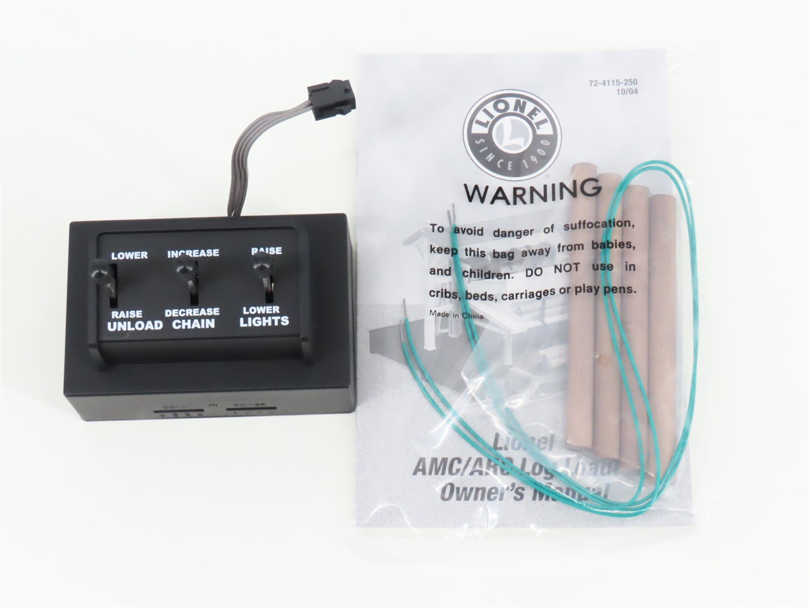 O 1/48 Scale Lionel 6-24115 AMC/ARC Log Loader w/ TMCC