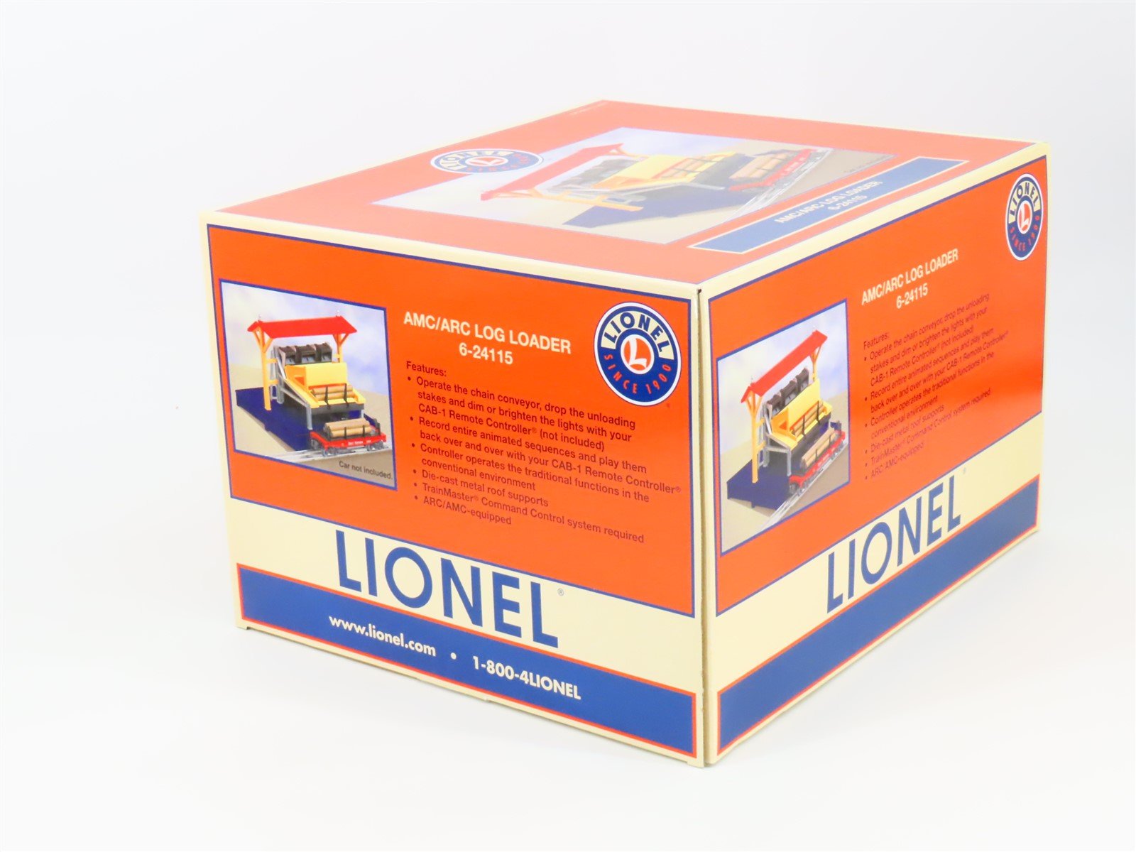 O 1/48 Scale Lionel 6-24115 AMC/ARC Log Loader w/ TMCC