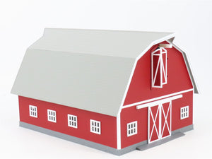 O 1/48 Scale MTH RailKing 30-9072 Red Barn w/ White Trim