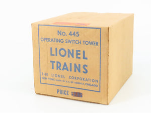 O 1/48 Scale Lionel No. 445 Operating Switch Tower