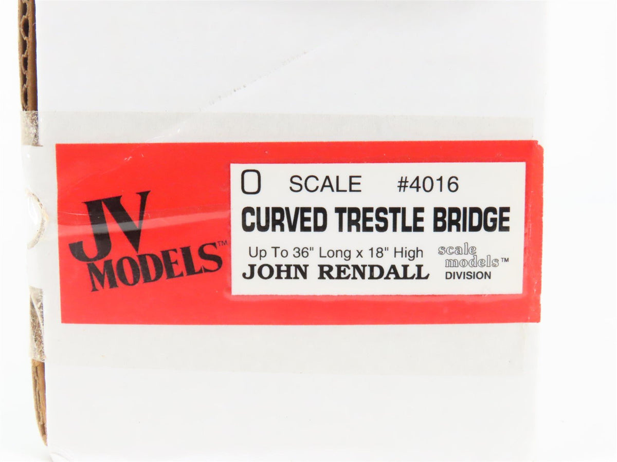 O 1/48 Scale JV Models Kit #4016 Curved Trestle Bridge