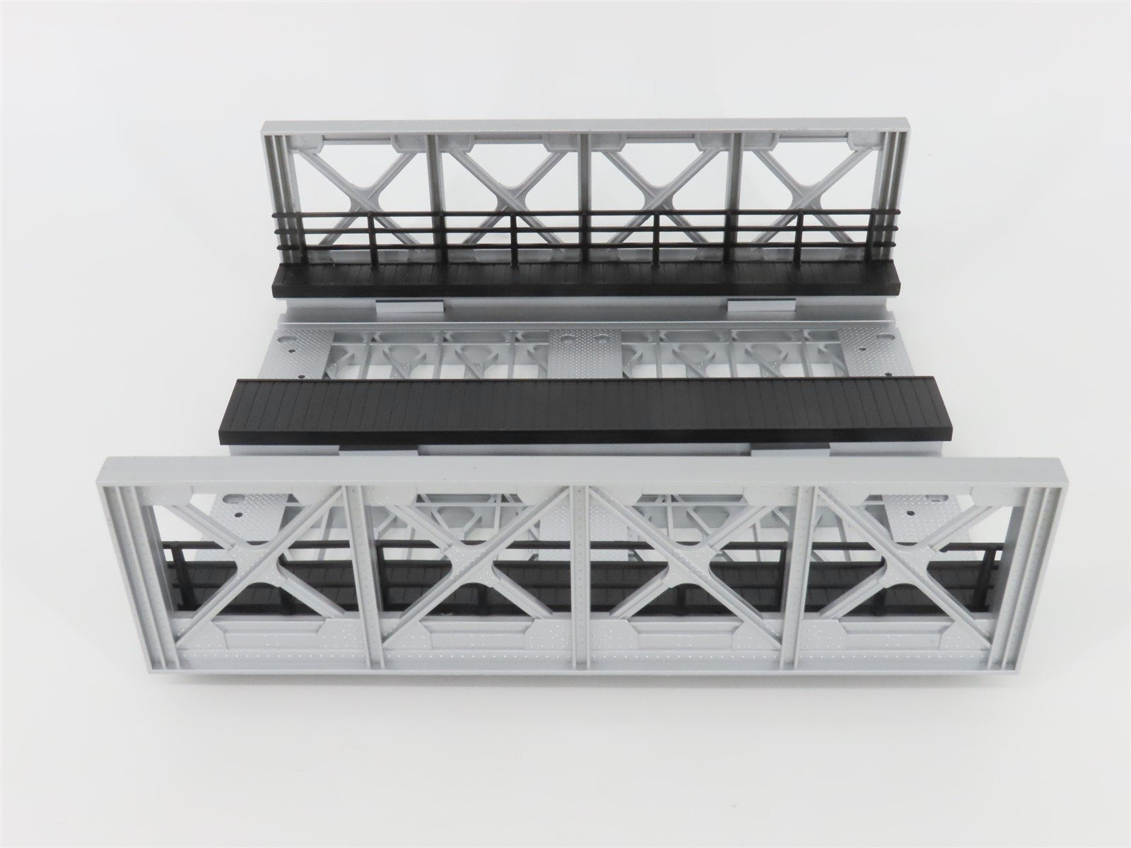 O 1/48 Scale MTH Rail King 40-1108 2-Track Silver Girder Bridge