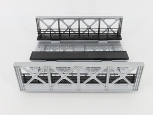 O 1/48 Scale MTH Rail King 40-1108 2-Track Silver Girder Bridge