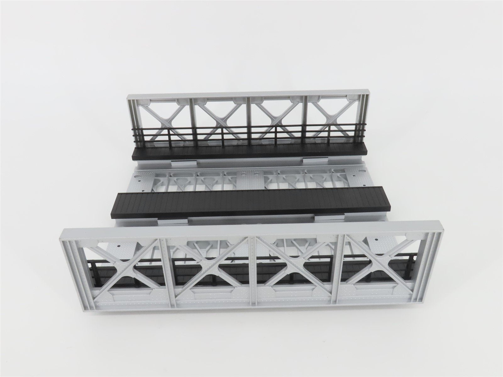 O 1/48 Scale MTH Rail King 40-1108 2-Track Silver Girder Bridge