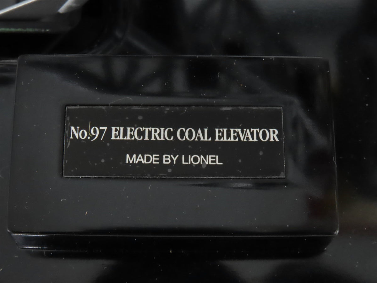 O 1/48 Scale Lionel 6-32921 No. 97 Electric Coal Elevator