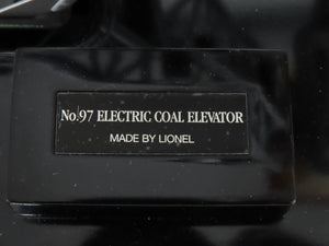 O 1/48 Scale Lionel 6-32921 No. 97 Electric Coal Elevator