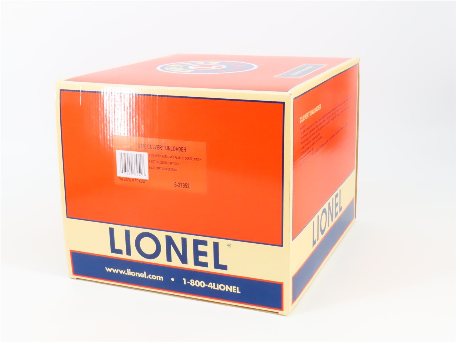 O 1/48 Scale Lionel 6-37952 Culvert Unloader #346