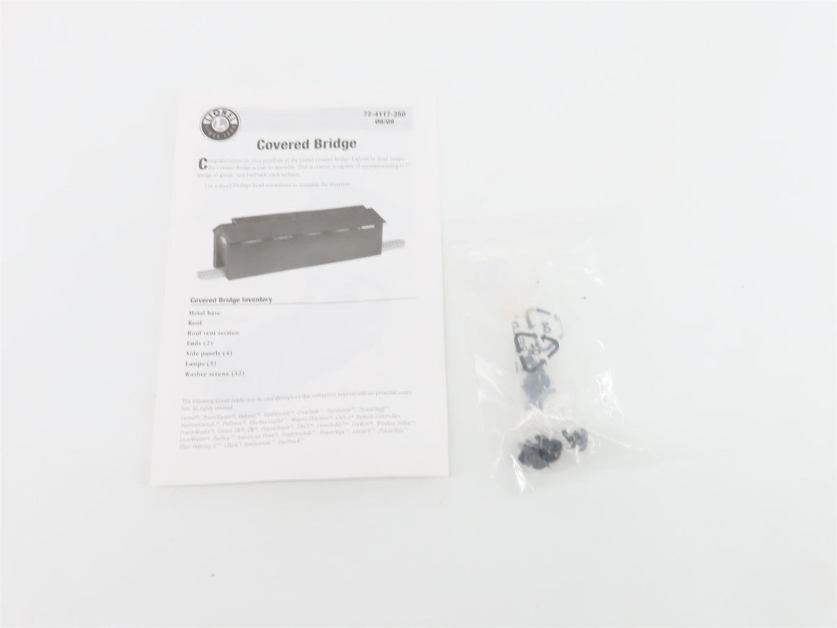 O 1/48 Scale Lionel Kit #6-24117 Covered Bridge