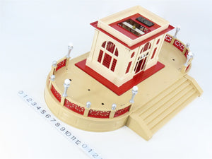 O Scale Lionel 6-34114 Tinplate MLR Station & Terrace (Late Version) Buildings