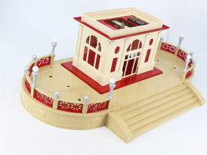 O Scale Lionel 6-34114 Tinplate MLR Station & Terrace (Late Version) Buildings
