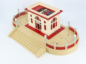 O Scale Lionel 6-34114 Tinplate MLR Station & Terrace (Late Version) Buildings