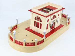 O Scale Lionel 6-34114 Tinplate MLR Station & Terrace (Late Version) Buildings