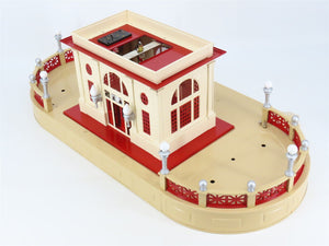 O Scale Lionel 6-34114 Tinplate MLR Station & Terrace (Late Version) Buildings