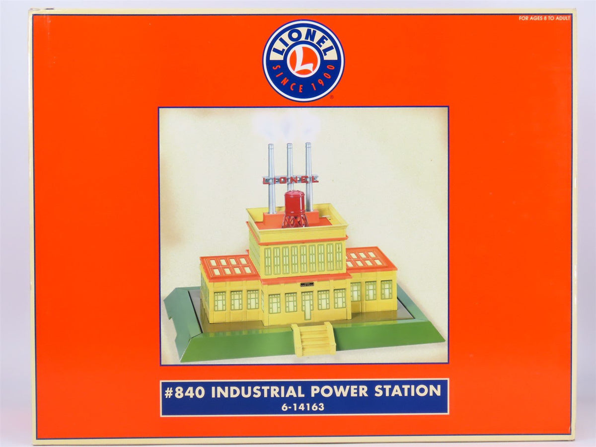 O 1/48 Scale Lionel 6-14163 #840 Industrial Power Station w/Lights &amp; Smoke