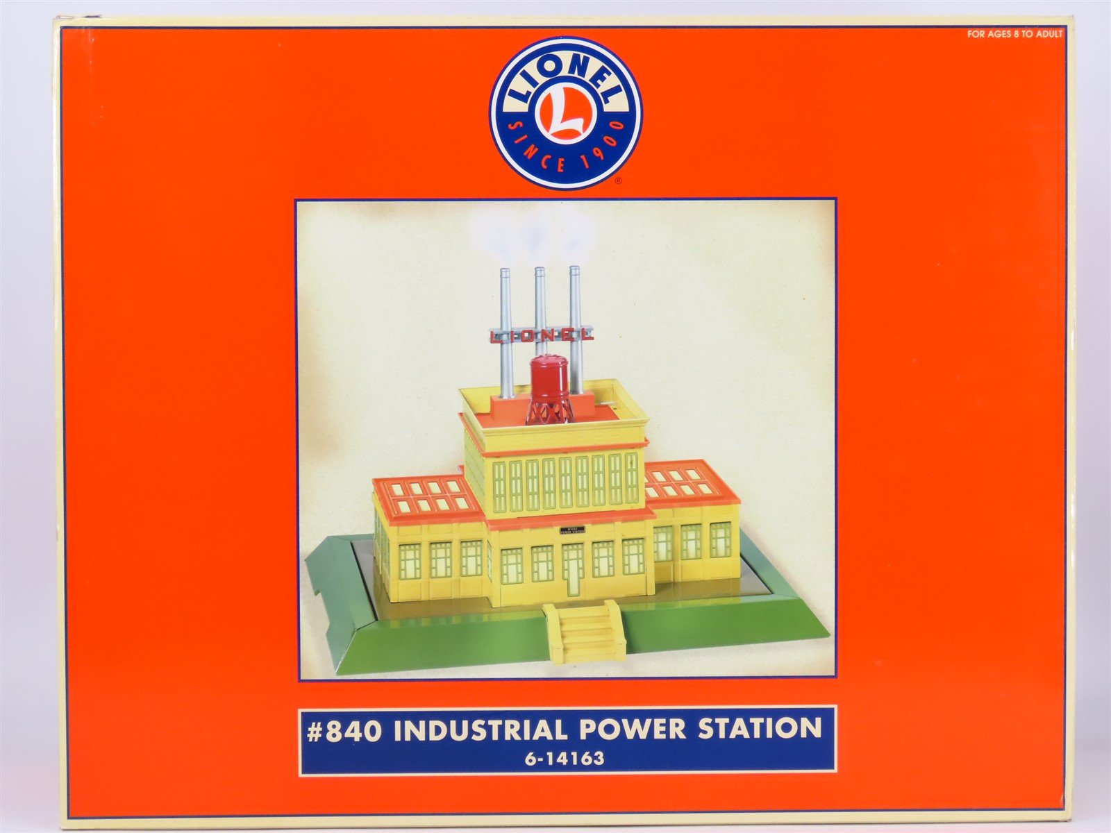 O 1/48 Scale Lionel 6-14163 #840 Industrial Power Station w/Lights & Smoke