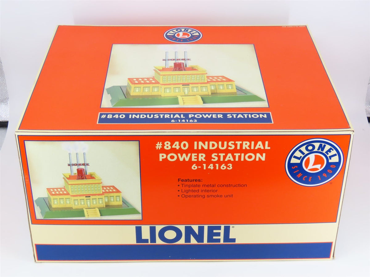 O 1/48 Scale Lionel 6-14163 #840 Industrial Power Station w/Lights &amp; Smoke