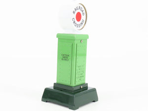 Standard Gauge MTH Tinplate Traditions 10-1096 Railroad Crossing Signal No. 87