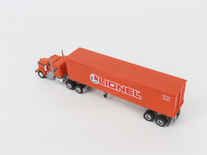 O 1/48 Scale Lionel 6-12725 Lionel Diecast Tractor w/ Plastic Trailer #12725