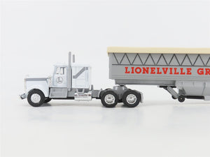 O 1/48 Scale Lionel 6-12779 Lionelville Grain Co. Tractor w/ Trailer #12779
